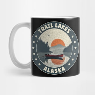 Trail Lakes Alaska Sunset Mug